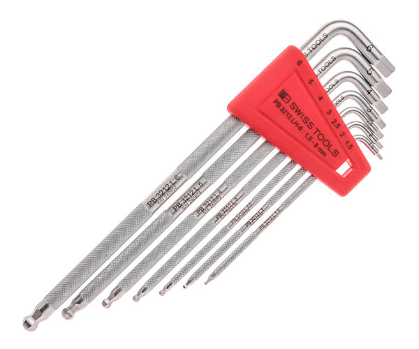 PB SWISS TOOLS 212LH-10RB ボール付ロングレインボーレンチセット