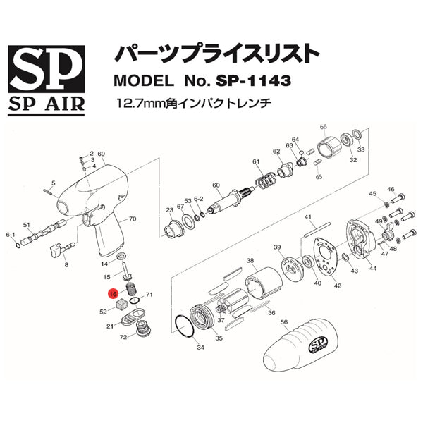 SP AIR フラックスチッパー SP-1460FC