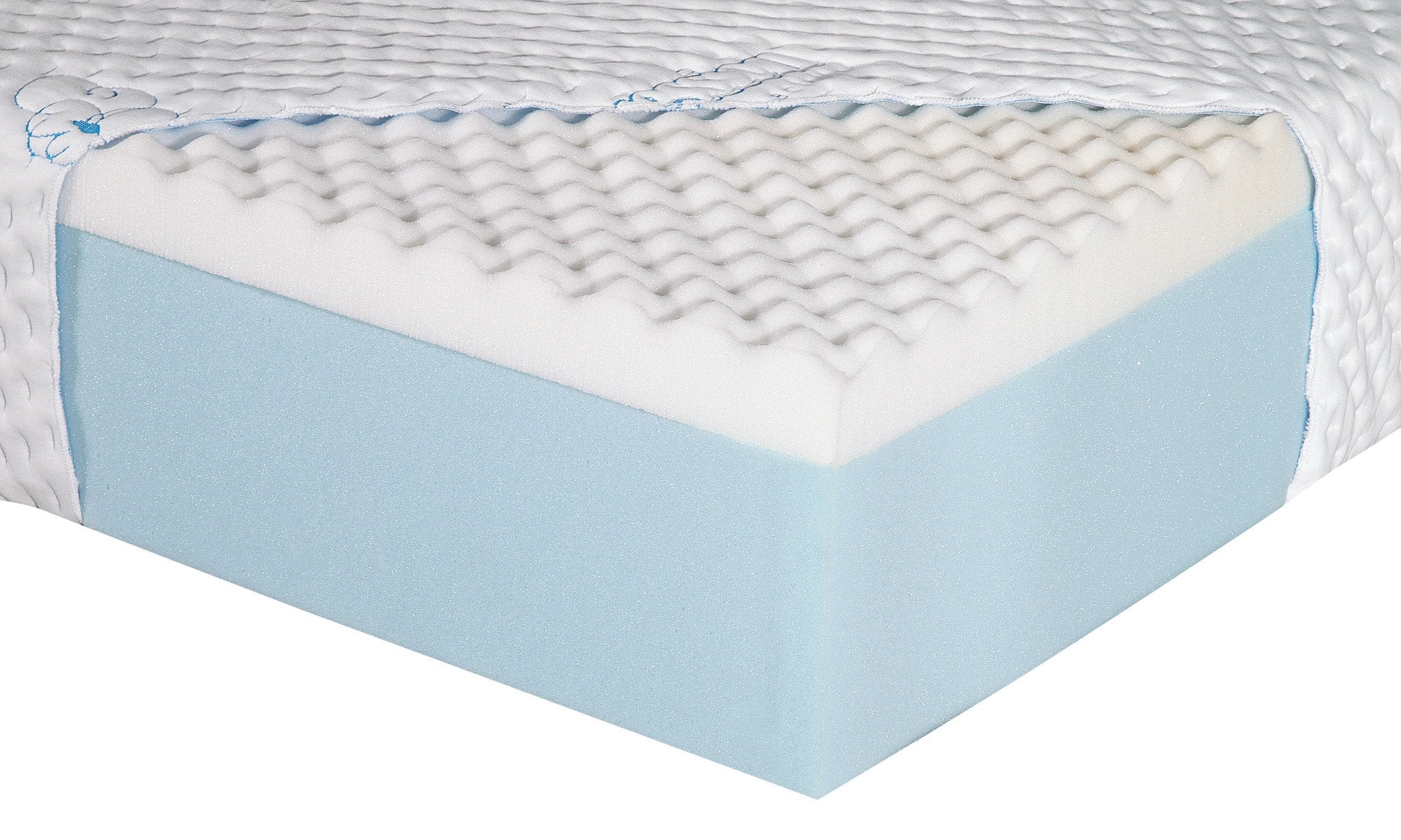 egg box memory foam mattress topper