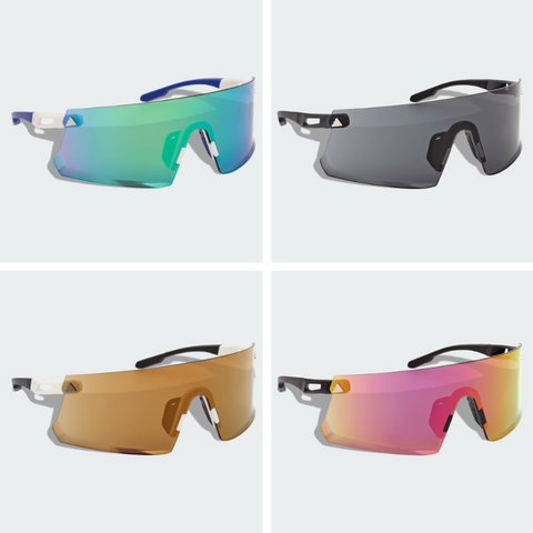 Adidas Dunamis sunglasses in 4 different colours