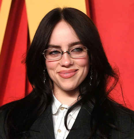Billie Eilish wears custom Chrome Hearts glasses at the Oscars 2024