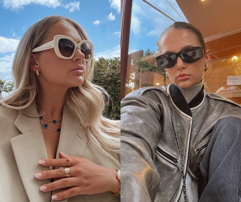 Molly-Mae wearing Celine sunglasses