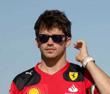 Charles Leclerc at the US Grand Prix October 2023