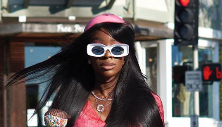 Chelsea Selling Sunset sunglasses Loewe Paula's Ibiza