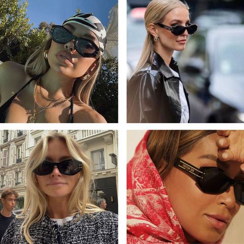 celebrities wearing DiorSignature B1U 10A0 Sunglasses