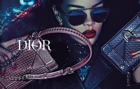 Dior Eyewear campaign featuring Rihanna