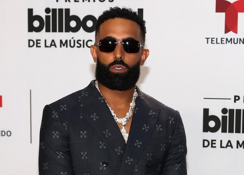 Eladio Carrión Cartier sunglasses worn at the Latin Billboard awards 2023