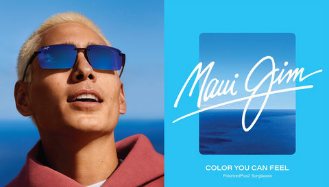 Evan Mock - the face of the Maui Jim sunglasses campaign 2024