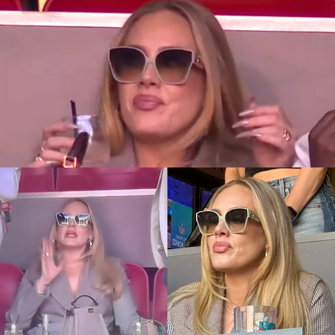 Adele wearing Fendi sunglasses