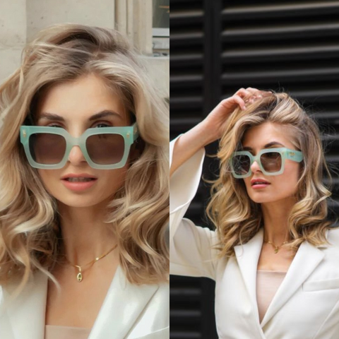 Xenia Adonts is wearing Fendi sunglasses