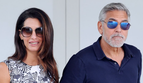 George Clooney and Amal Clooney sunglasses at Venice Film Festival