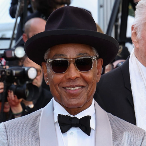 Giancarlo Esposito at Cannes Film Festival 2024 wearing grey Oliver Peoples sunglasses