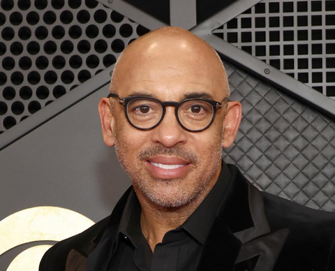 Harvey Mason Jr. wears Tom Ford optical glasses at the 66th annual Grammy Awards