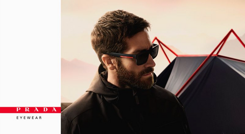 Jake Gyllenhaal in Prada Linea Rossa eyewear campaign