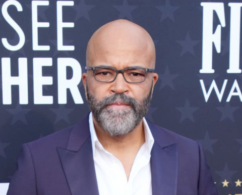 Jeffrey Wright wearing glasses at the Critics Choice Awards 2024