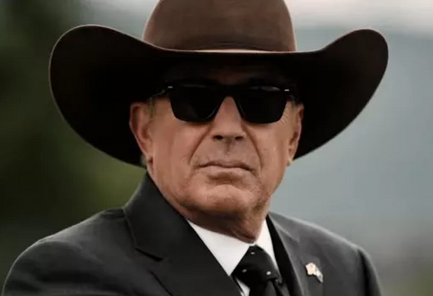 John Dutton/Kevin Costner black sunglasses in Yellowstone