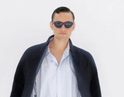 Joshua Whitehouse sunglasses Loewe SS24 mens fashion show Paris 