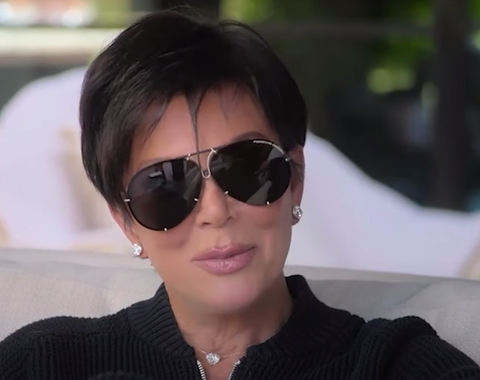 Kris Jenner Porsche Design aviator sunglasses on The Kardashians