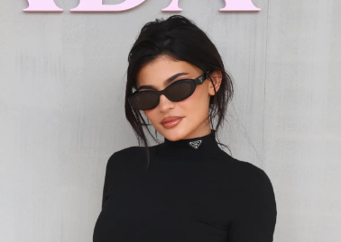 Kylie Jenner sunglasses at Paris runway show at Milan Fashion Week 2023