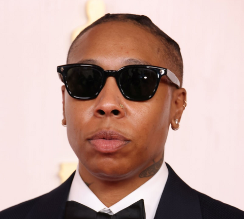 Lena Waithe wears Garrett Leight Broadway sunglasses at the 96th Academy Awards 2024