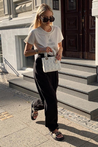 Leonie Hanne wearing Dior sunglasses