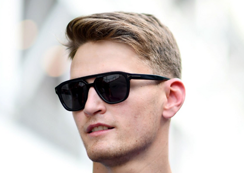 Logan Sargeant sunglasses at the US Grand Prix October 2023