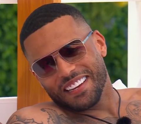 Luis Morrison wears Louis Vuitton Attitude sunglasses in Love Island All-Stars 2024