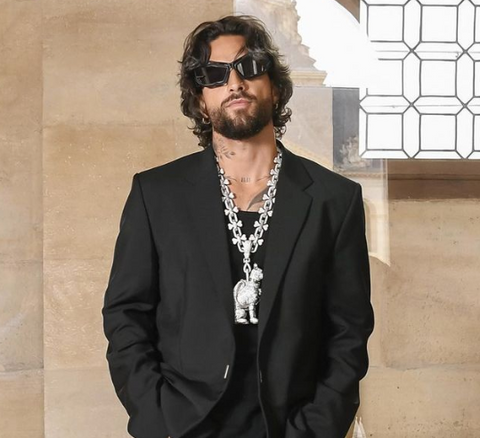 Maluma sunglasses Givenchy fashion show Paris 2023