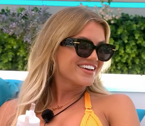 Molly Smith wearing Fendi sunglasses in Love Island All Stars 2024