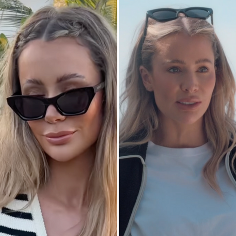 Olivia Attwood wearing Dior Midnight frames on The Price of Perfection