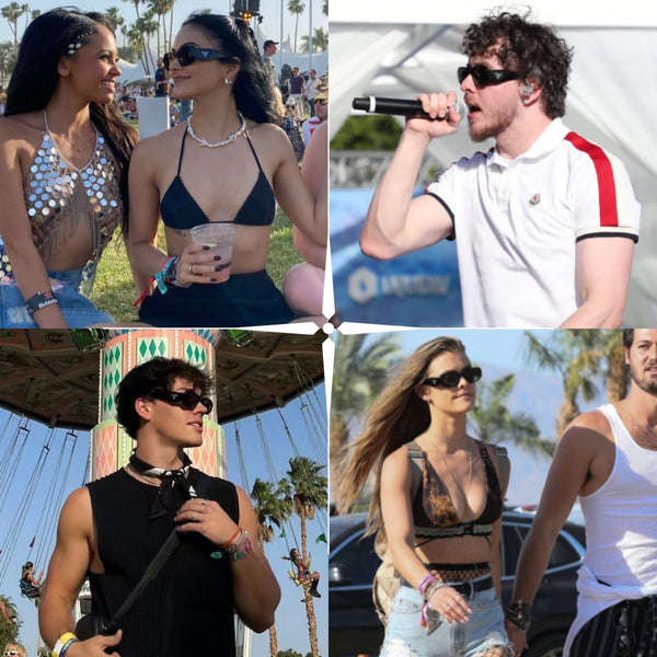Coachella sunglasses Prada symbole