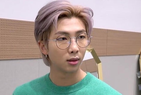 RM of BTS wearing Projekt Produkt glasses