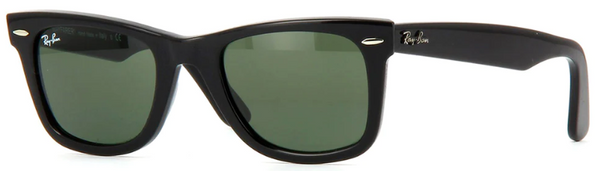 Ray-Ban Wayfarer 2140 901 Black Wolf of Wall Street Sunglasses