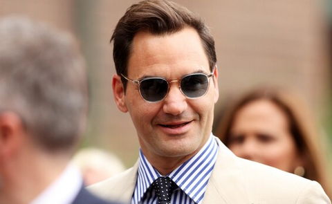 Roger Federer sunglasses at Wimbledon 2023