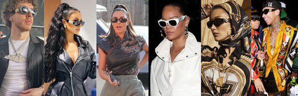 Celebrities wearing Versace Biggie Sunglasses