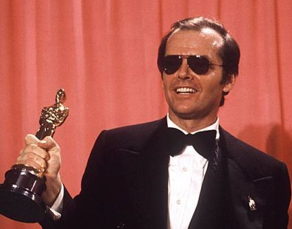 Jack Nicholson 1976 oscars Ray-Ban aviators 