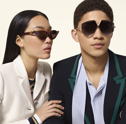 Valentino eyewear campaign