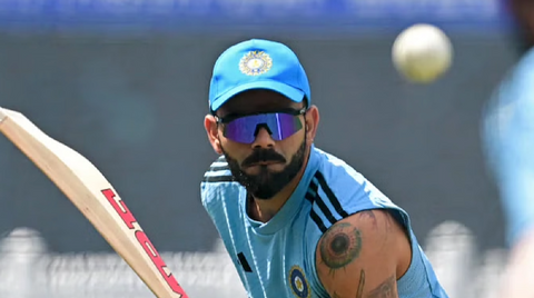 Virat Kohli at the ICC Mens Cricket World Cup 2023