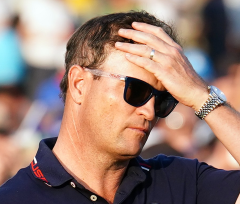 Zach Johnson wearing Oakley sunglasses at the Ryder Cup 2023