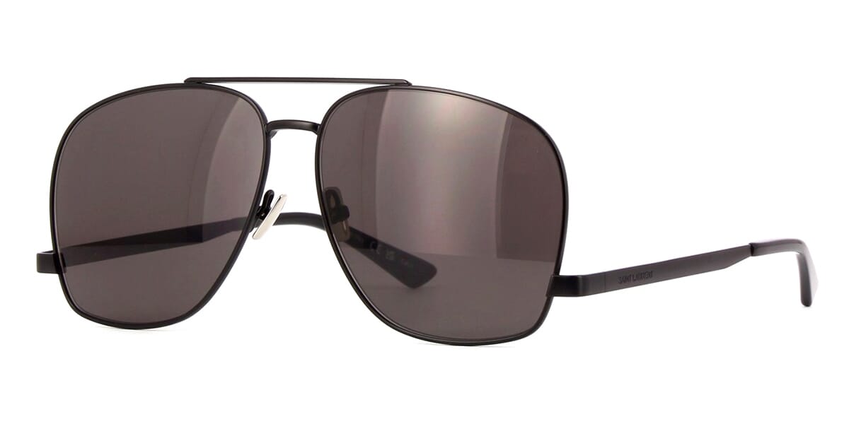 Gucci Rectangular Frame Sunglasses - Black/Solid Grey, One Size by Sneaker Politics