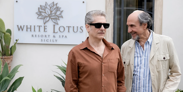 Michael Imperioli as 'Domenic Di Grasso' and F. Murray Abraham as 'F. Murray Abraham' in 'The White Lotus'
