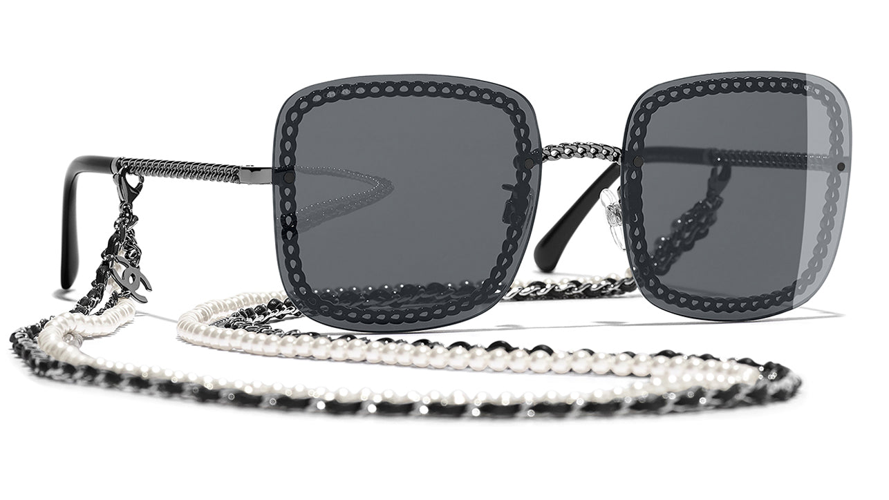 Lisa Barlow's F Logo Shield Sunglasses