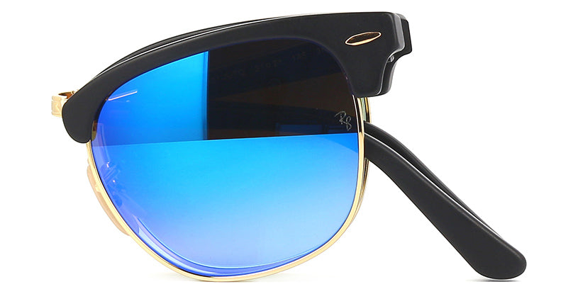 ray ban clubmaster folding blue