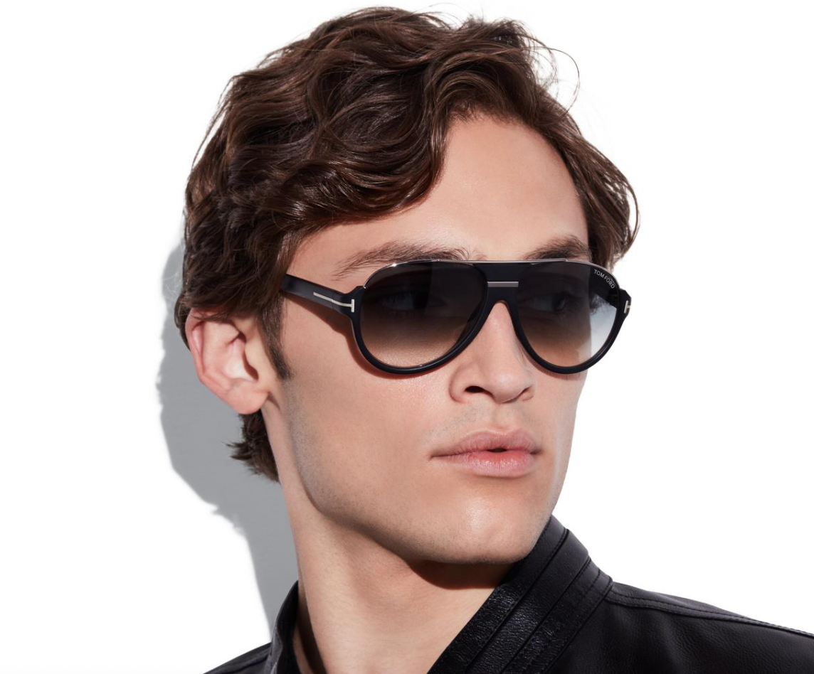 Tom Ford Dimitry TF0334 01P - As Seen On James McAvoy Sunglasses - US
