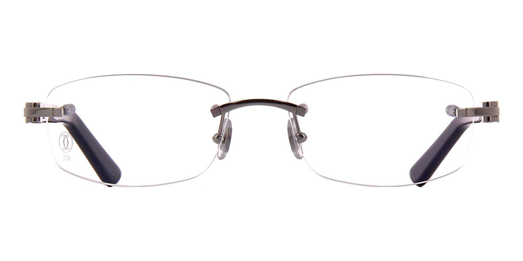 cartier canazei ct0048o 003 glasses silver 53mm