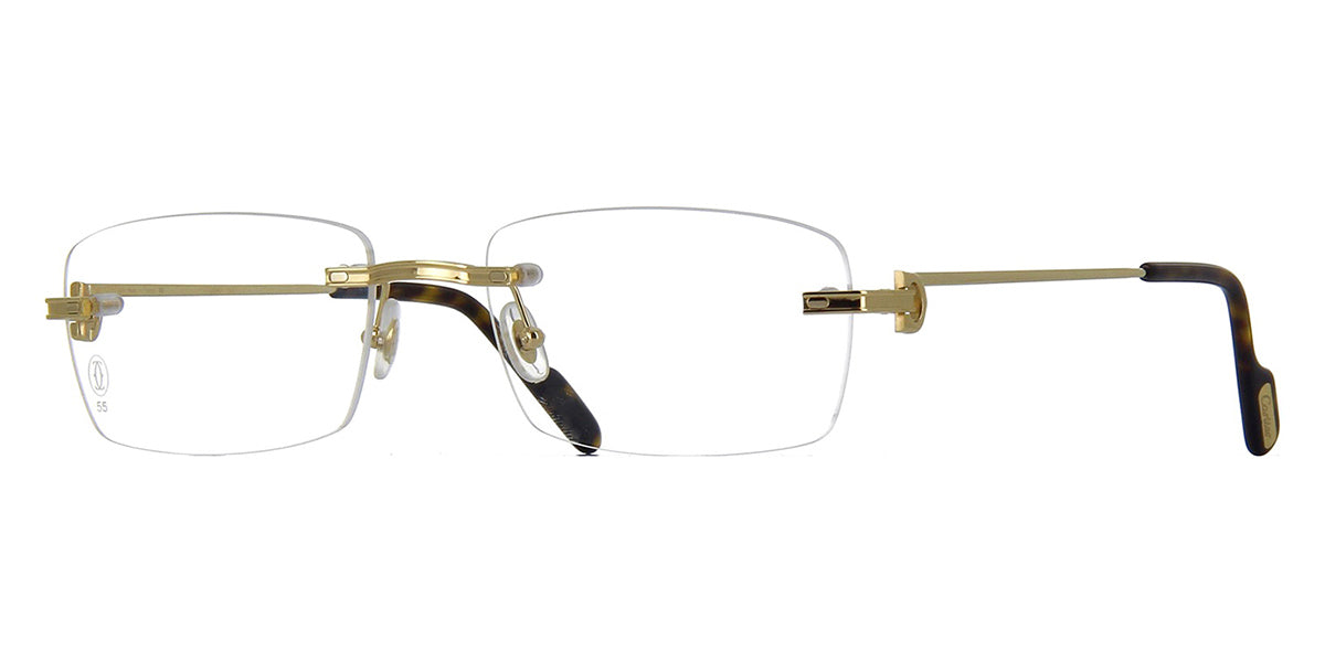 cartier ct0259o 002 55 gold glasses