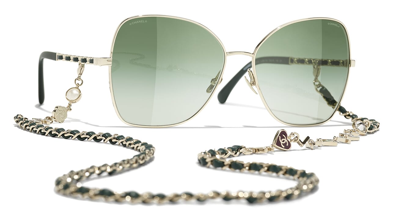 Cập nhật với hơn 80 chanel butterfly chain sunglasses hay nhất  trieuson5
