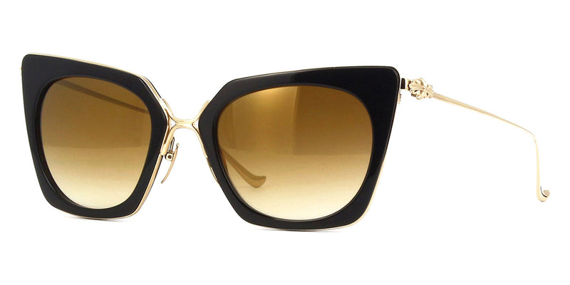 Chrome Hearts Laurita Lynn Black and Gold Plated Sunglasses – Pretavoir