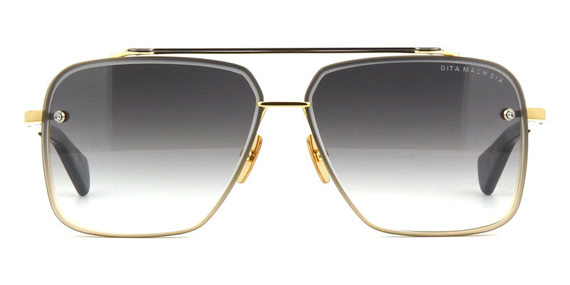 Dita Mach Six DTS121 01 Yellow Gold and Black Rhodium Sunglasses ...