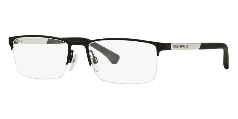 Emporio Armani EA1041 3094 Rectangle Black Glasses‌ | PRETAVOIR - Pretavoir